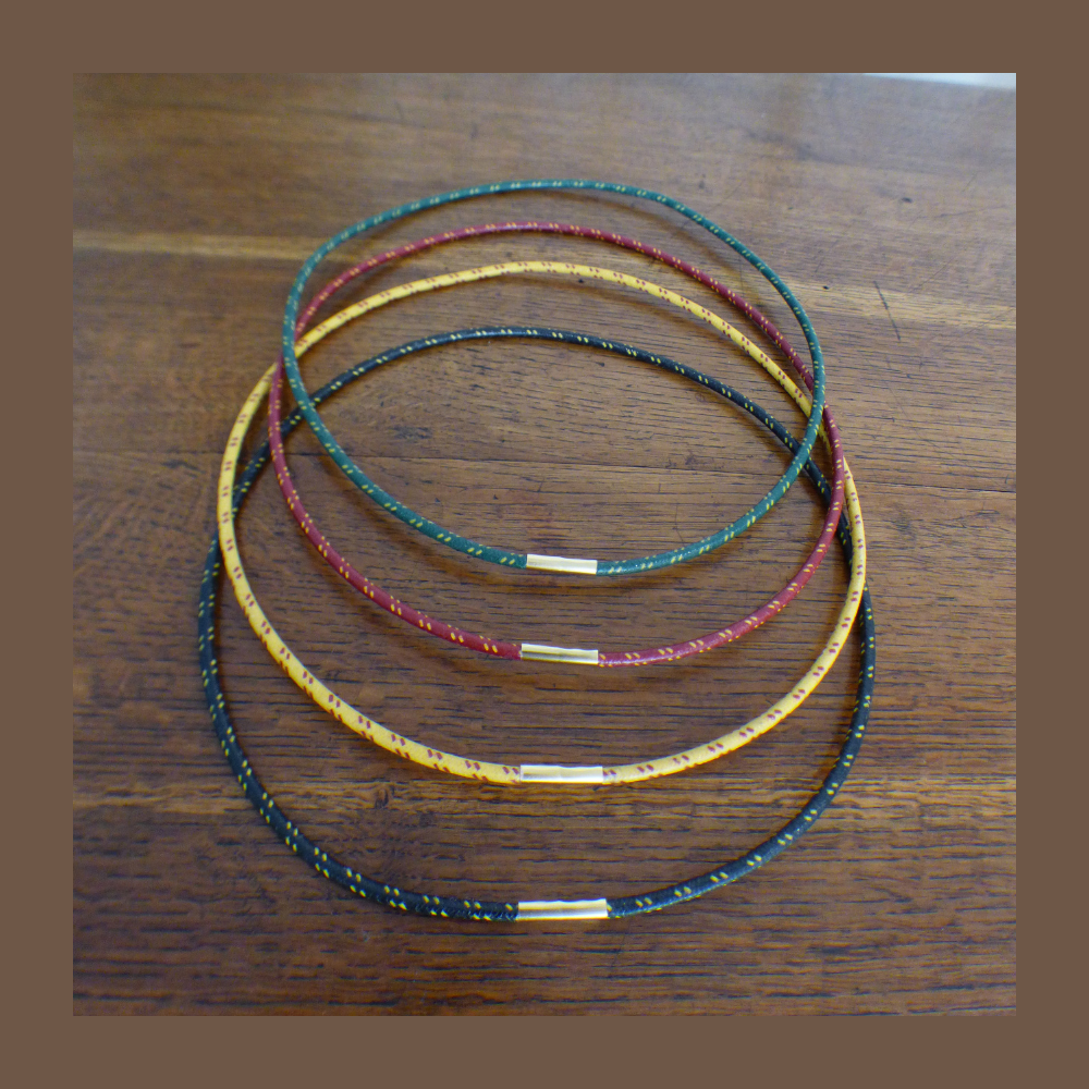 Collier vintage anneaux de vie , bague fine 2 Collier vintage anneaux de vie , bague fine – Image 2